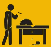 Ícono accidentes de trabajo